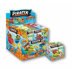 Juguetes construcción niños Playset Piratix 6,5 cm 2