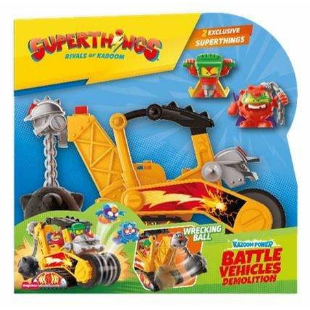 Playset SuperThings con vehículos de demolición y figuras exclusivas