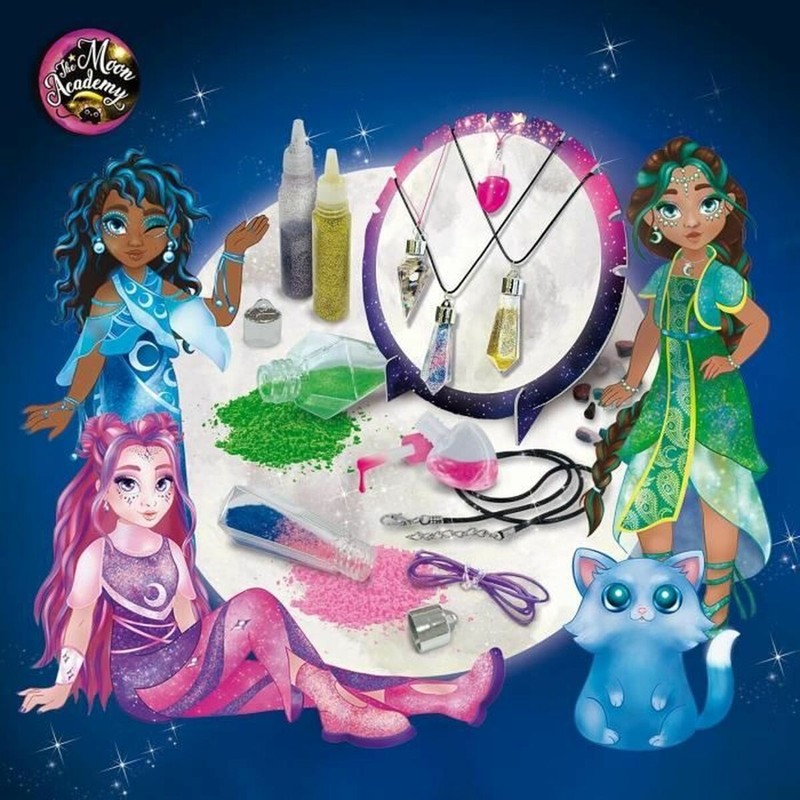 Set de creatividad para niños: materiales seguros y diseño de joyas espaciales