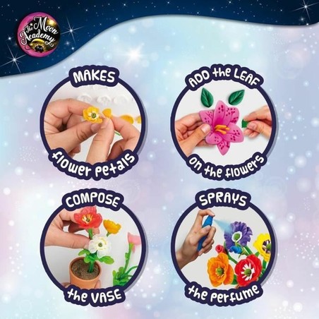 Set pintura niños y diseño floral para proyectos artísticos