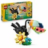 Juguetes construcción niños LEGO Tucán Tropical vibrante