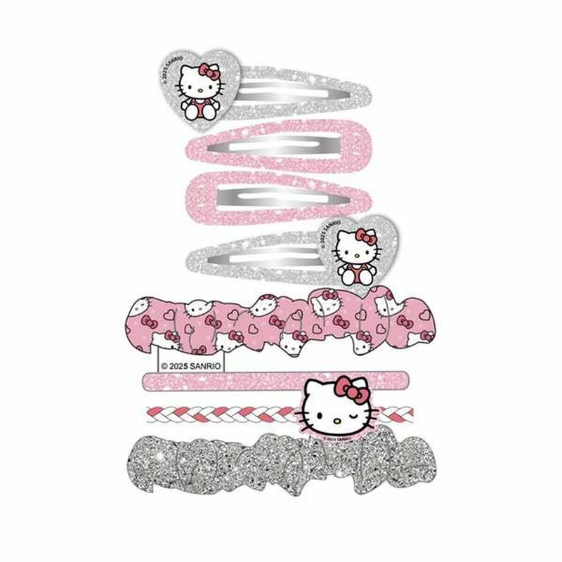 Accesorio infantil Hello Kitty, detalle del colgante y materiales
