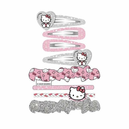 Accesorio infantil Hello Kitty, detalle del colgante y materiales