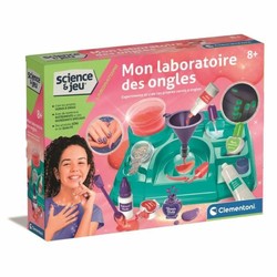 Set manicura niños Clementoni My Nail Laboratory Multicolor