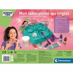 Set manicura niños Clementoni My Nail Laboratory Multicolor 2