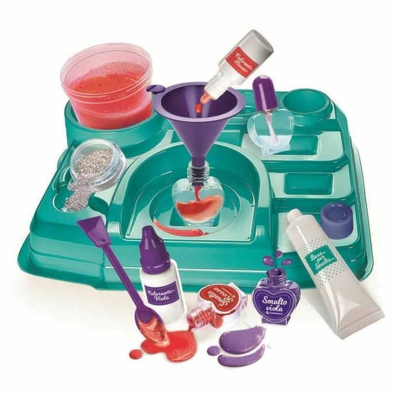 Clementoni My Nail Laboratory, actividad creativa infantil y educativa