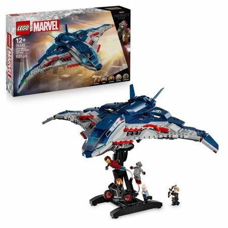 Lego Quinjet Marvel, juguetes construcción niños