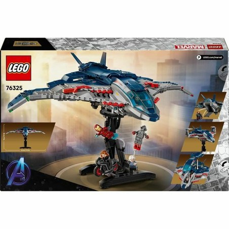 Set construcción educativo Quinjet 1131 piezas