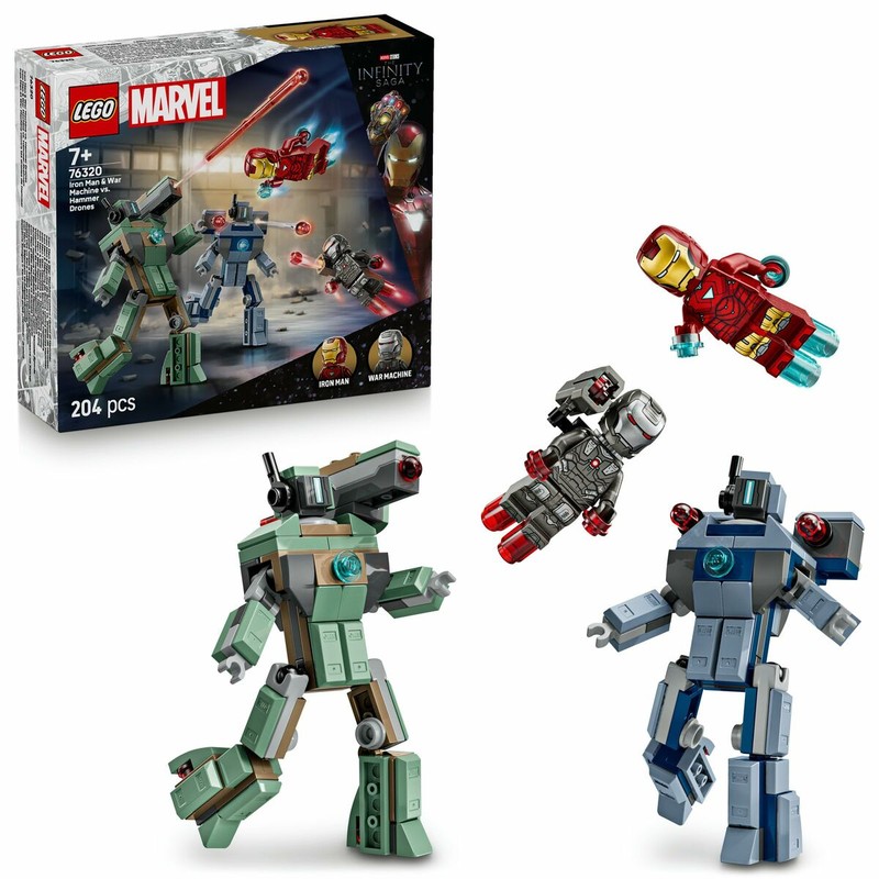 Componentes set construcción superhéroes Lego