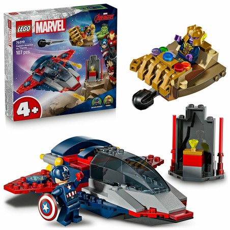 Lego 76319 Captain America VS Thanos caja