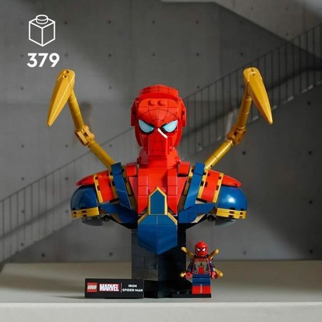 Lego 76326 detalles, acabado premium del busto