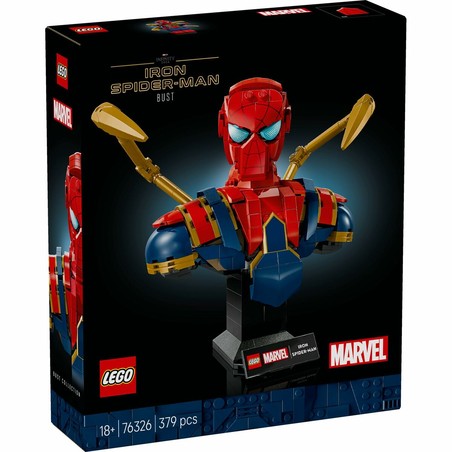 Construir busto Spider-Man, proceso de montaje del set 76326
