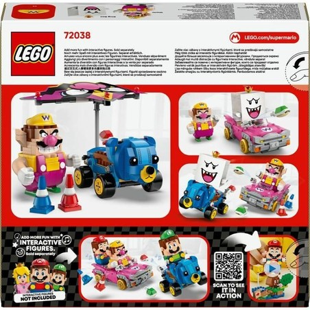Bloques construcción infantiles LEGO Wario y Rey Boo en acción
