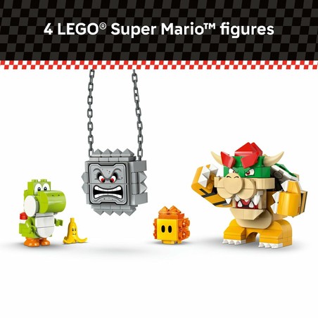 Vista trasera de la caja LEGO Bowser's Castle