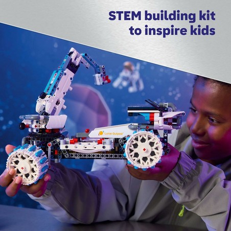 Lego 42211: kit exploración espacial niños en acción