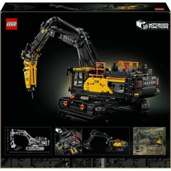 Lego Technic Excavadora Híbrida Volvo EC500 en detalle 2