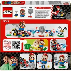 juguetes construcción niños lego mario kart interactivo 2
