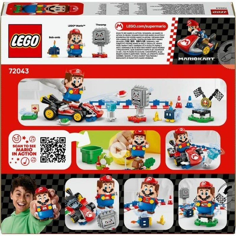 set construcción educativo lego mario y kart estándar