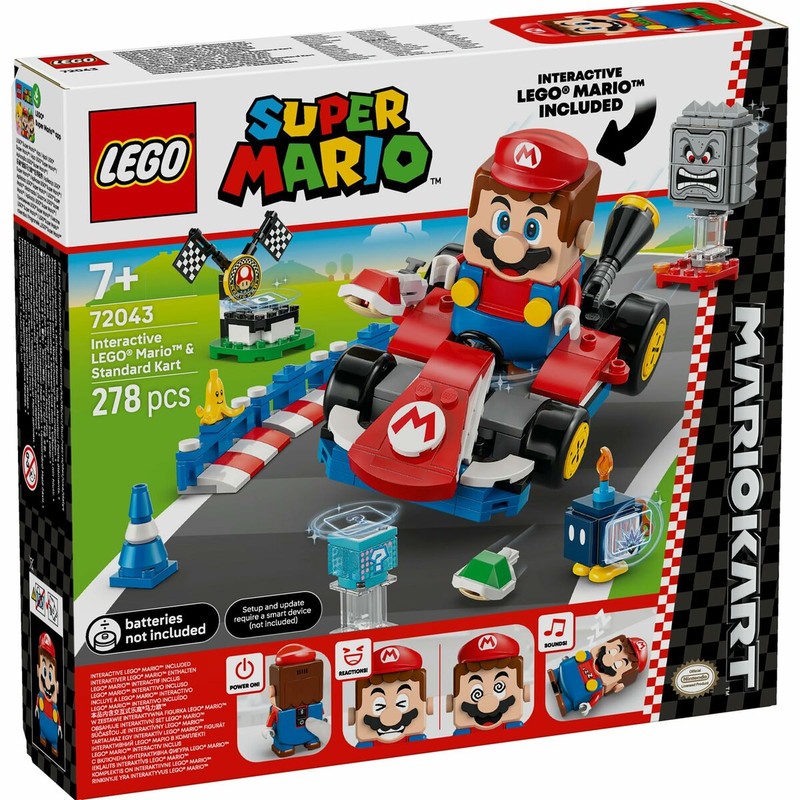 piezas de lego mario kart para armar el coche