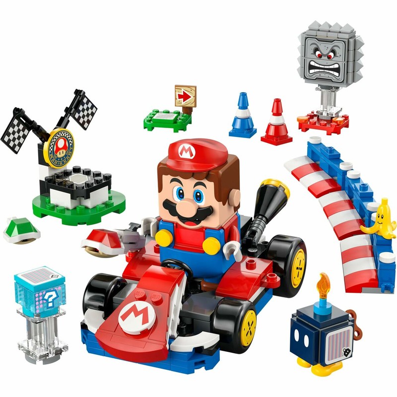 bloques lego mario kart para desarrollo infantil