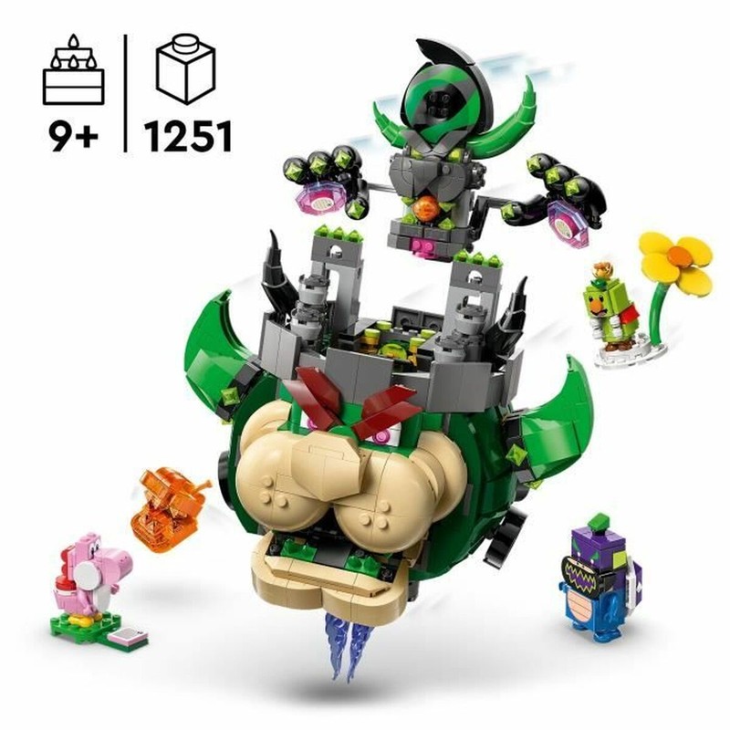 Detalle de piezas LEGO Super Mario Castillo de Bowser