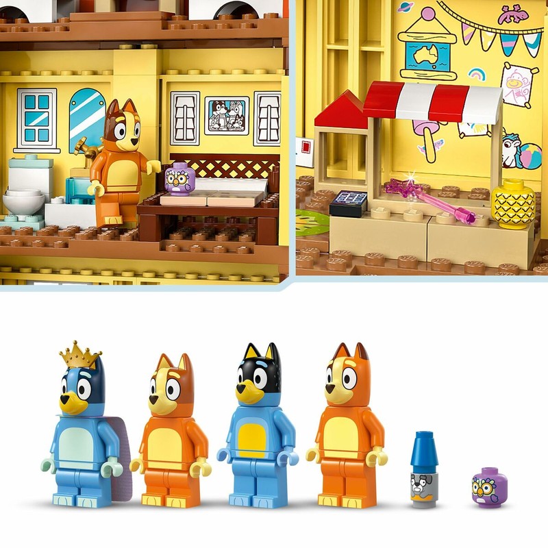 Lego Bluey's Family House: detalle de la sala de estar