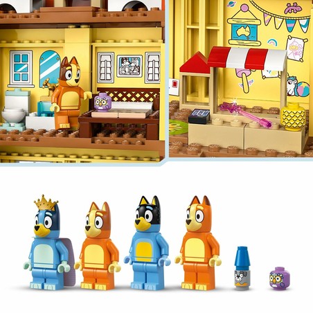 Lego Bluey's Family House: detalle de la sala de estar