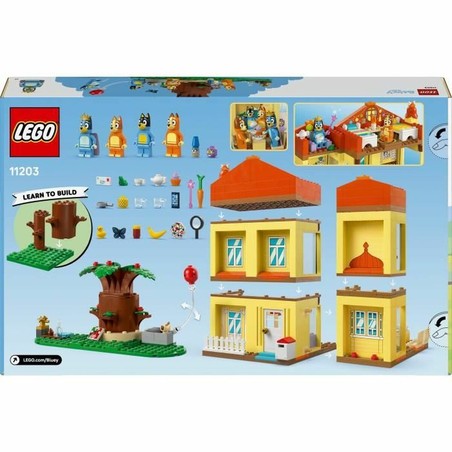 Juego modular niños: diferentes ángulos de la casa de Bluey