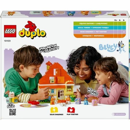 Niños jugando con Lego DUPLO Bluey, diversión y aprendizaje