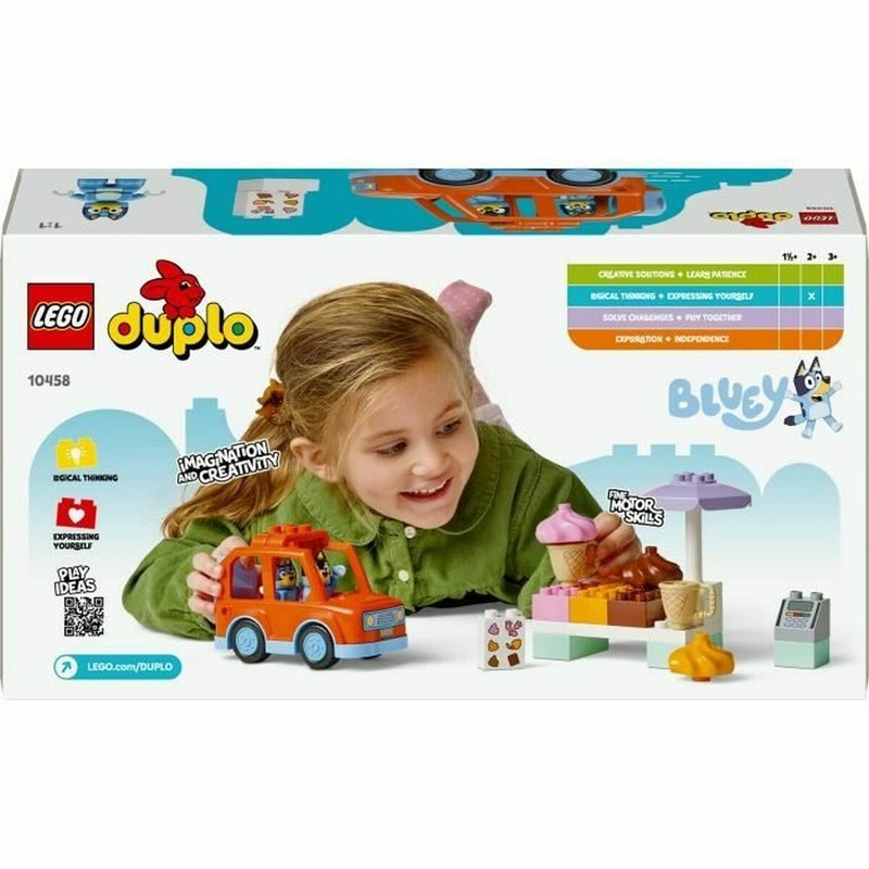 camión de helados Lego Duplo montado con figuras