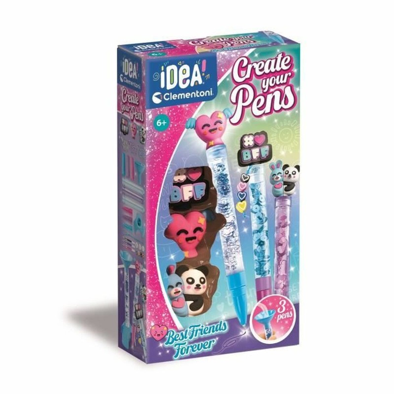 Manualidades niños Clementoni creando bolígrafos