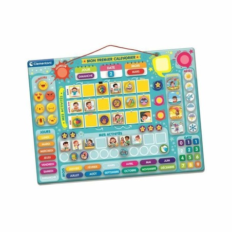 Juguetes construcción niños: Calendario Clementoni Magnético interactivo