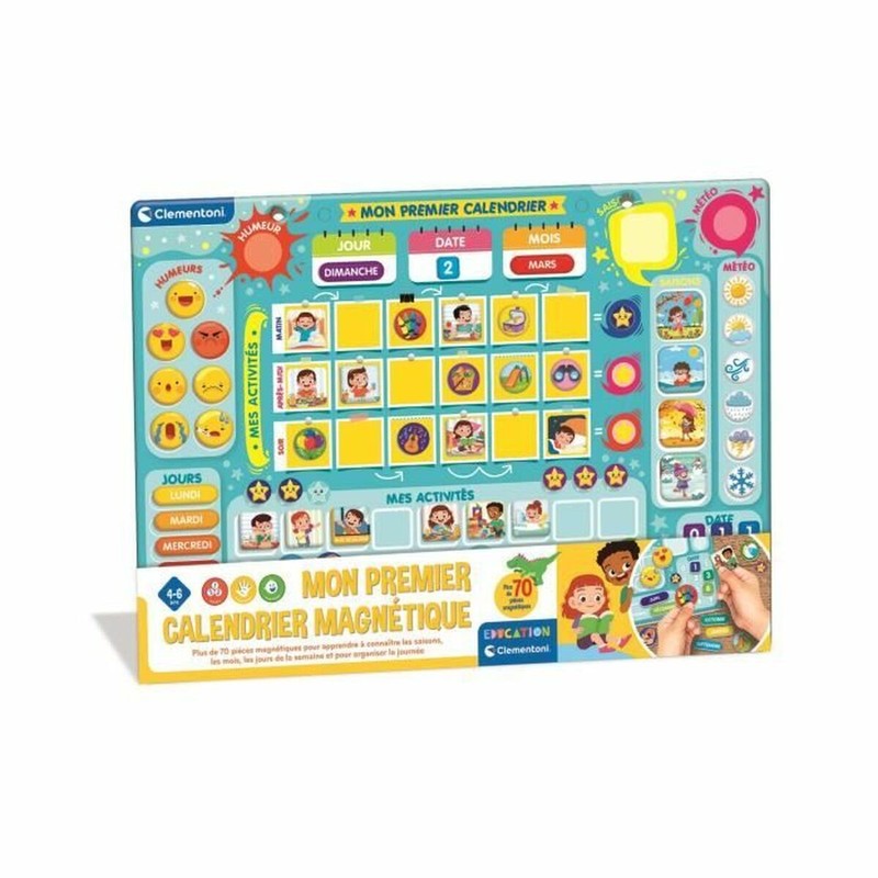 Calendario interactivo Clementoni para la organización infantil