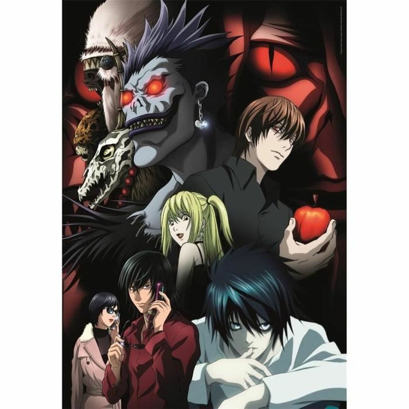 caja puzzle temático Death Note 70x50 cm coleccionistas