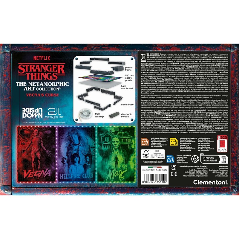 decoración luminosa Stranger Things