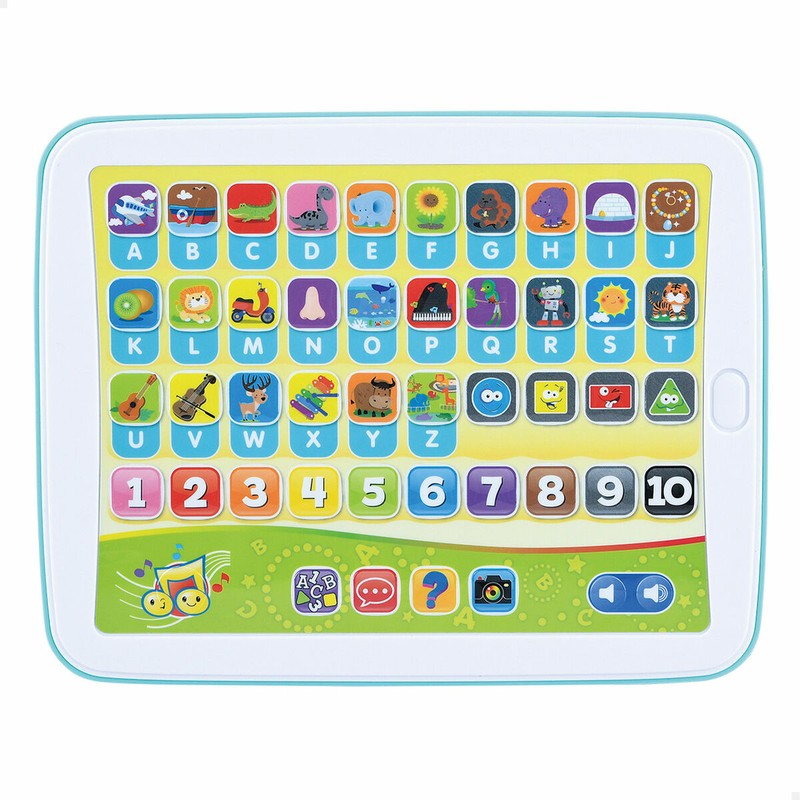 Tableta educativa PlayGo multicolor con funciones de sonido y música
