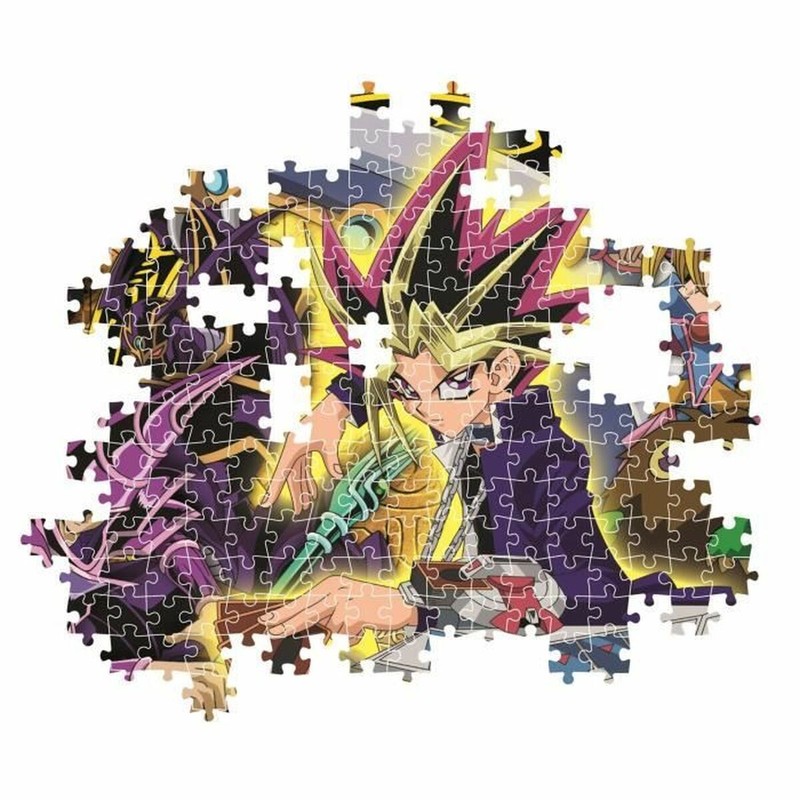 Detalle piezas puzzle Yu-Gi-Oh calidad Clementoni