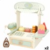Heladería juguete madera Woomax: juego completo para niños