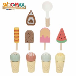 Heladería juguete madera Woomax: juego completo para niños 2