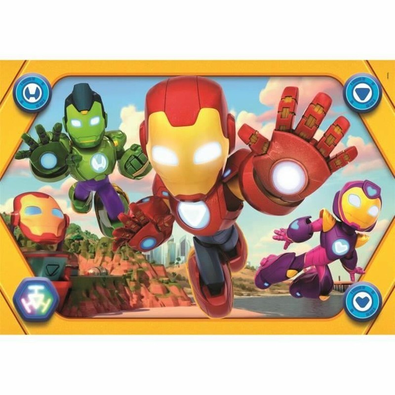 Puzzle educativo Clementoni con Iron Man y sus amigos para desarrollo de habilidades