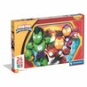 Juguetes construcción niños: Puzzle Clementoni Maxi Iron Man y amigos