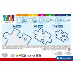 Juguetes construcción niños: Puzzle Clementoni Maxi Iron Man y amigos 2