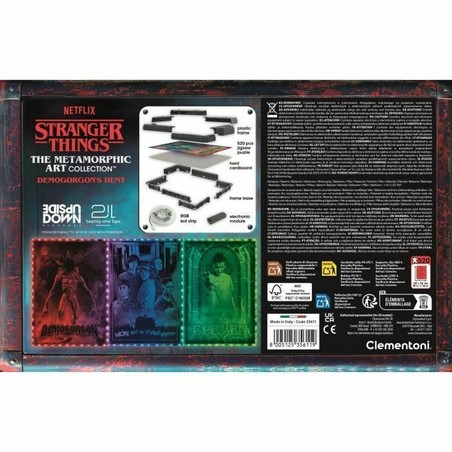 Vista frontal Puzzle Stranger Things