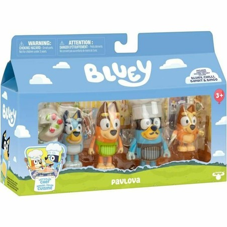 Figuras Bluey Familia: Set de Muñecos Moose para niños