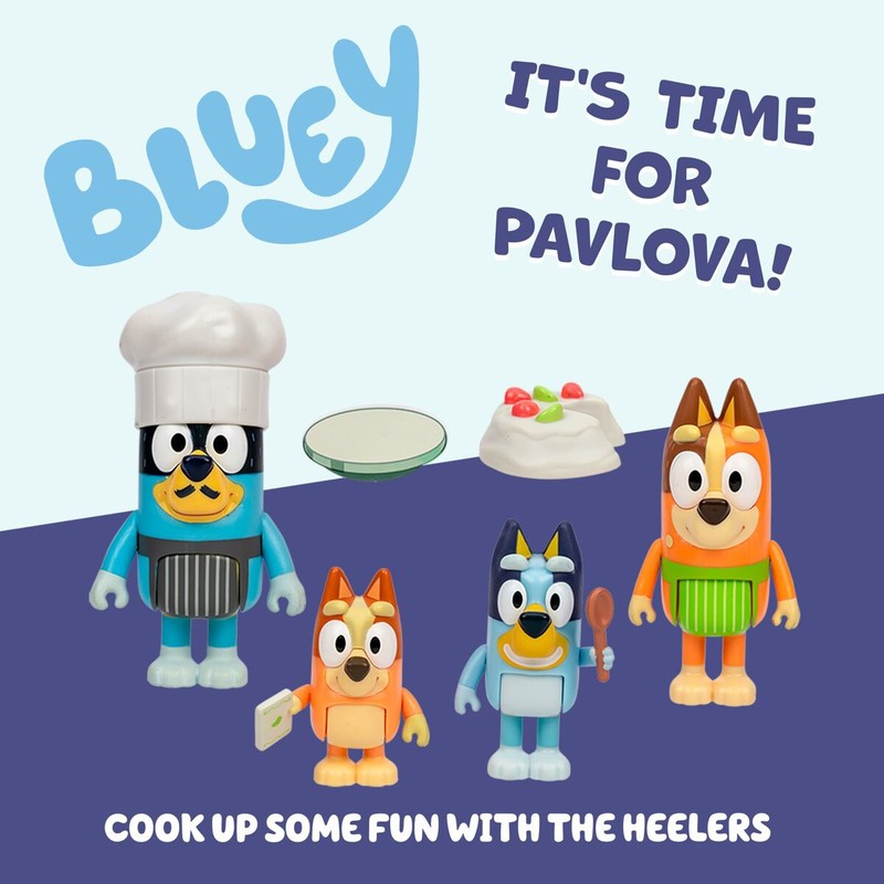 Figuras coleccionables Bluey, aptas para +3 años