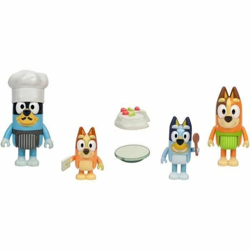 Familia Bluey al completo, muñecos para recrear historias