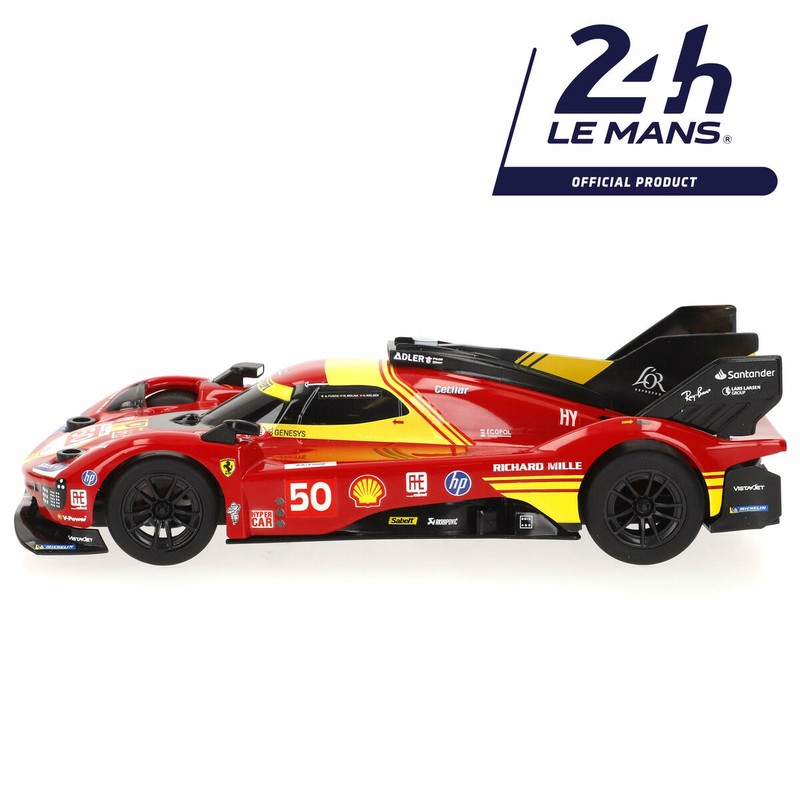 Ferrari 499P escala 1:24 detalle de ruedas