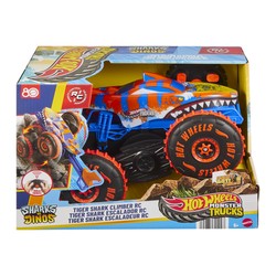 Coches juguete niños Hot Wheels Monster Truck Tiger Shark RC