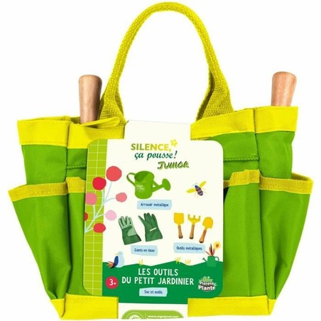 Juguetes construcción niños: set de jardín con regadera y palas