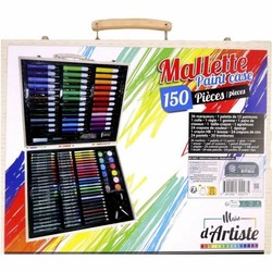 Set de manualidades niños multicolor con 150 piezas en estuche cerrado 2